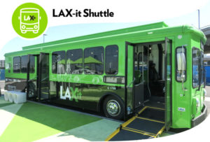 ロサンゼルス空港LAX-itのシャトルバス